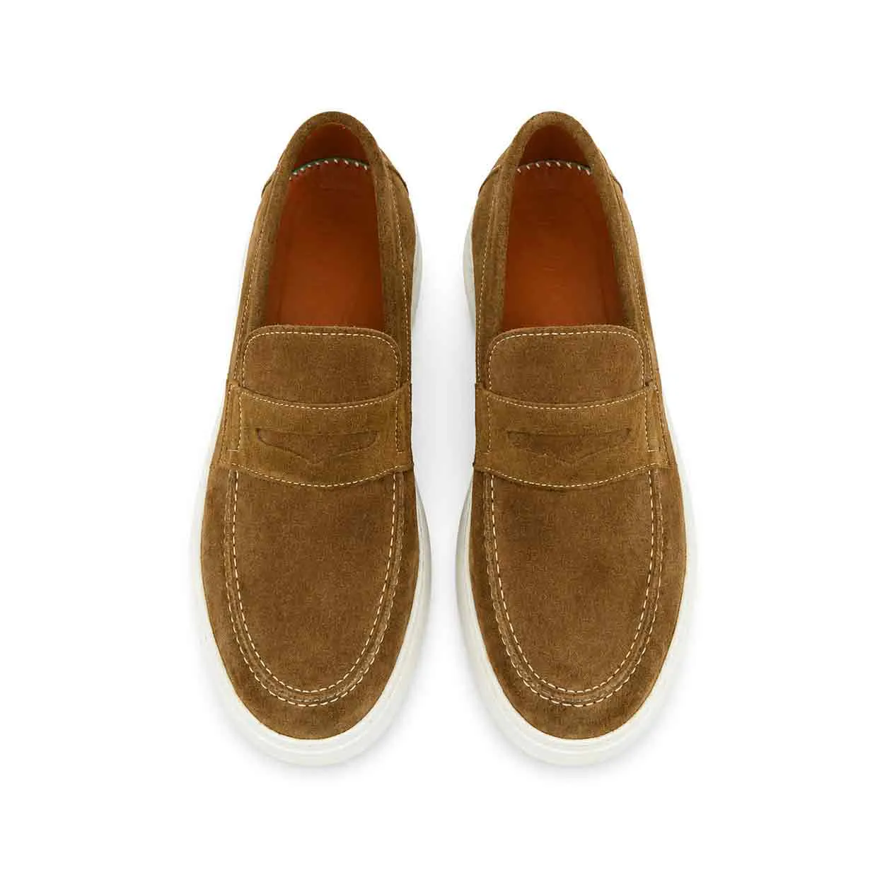 Moccasin pour homme 270 marron  daim     miniature